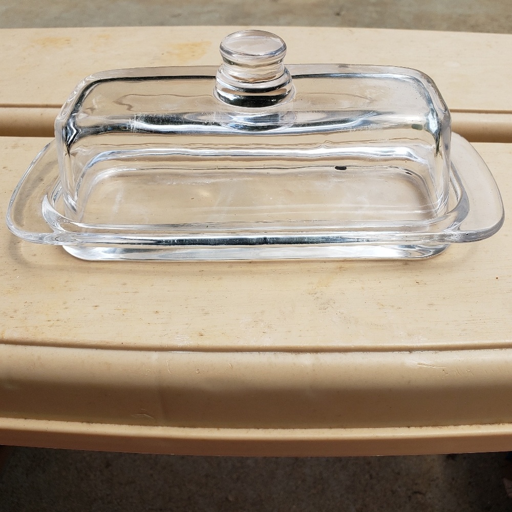 Glass Butter Dish